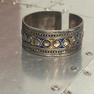 Vintage silver Moroccan cuff